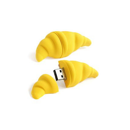 Custom made croissant USB stick - Topgiving